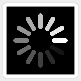 Loading Icon (Negative) Sticker